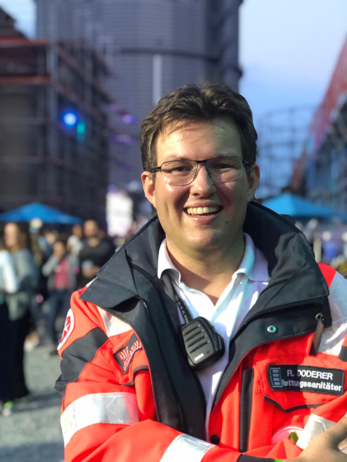 Raphael Doderer – Johanniter Augsburg - Einsatz bei Modular